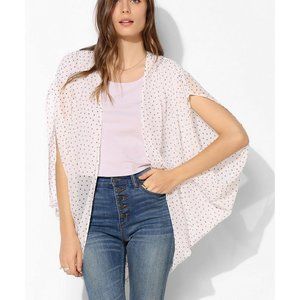 NWOT Urban Outfitters boho ivory sheer summer kimono
